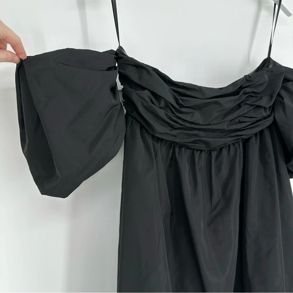 Free People Mia Square Neck Off Shoulder Mini Party Dress